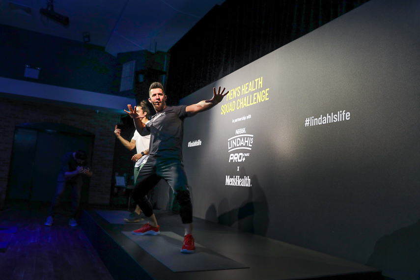 London based PR photographer for event with fitness influencers